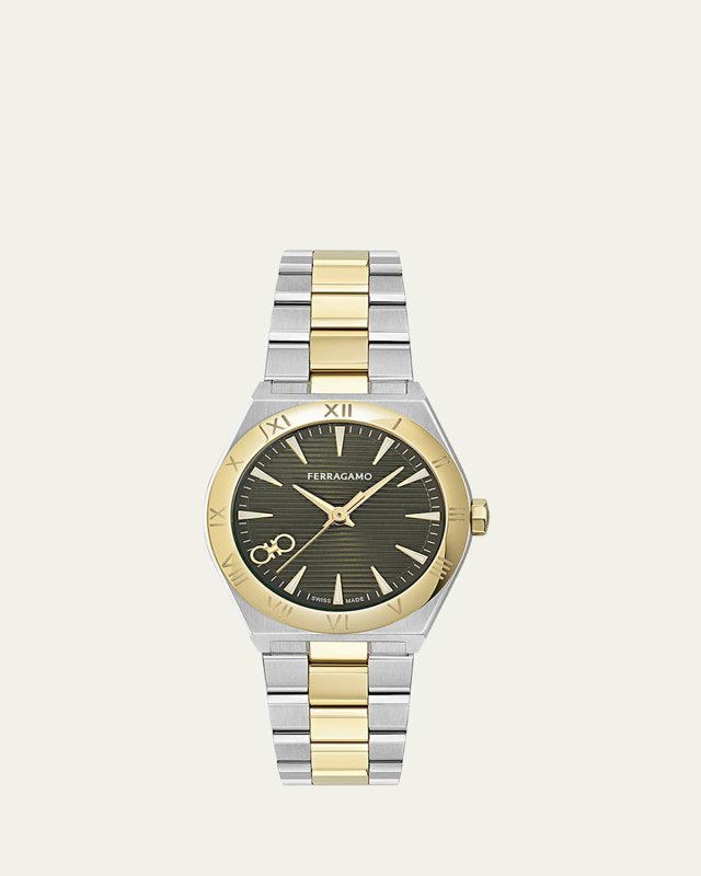 Vega Upper East 28MM Two Tone Bracelet Watch